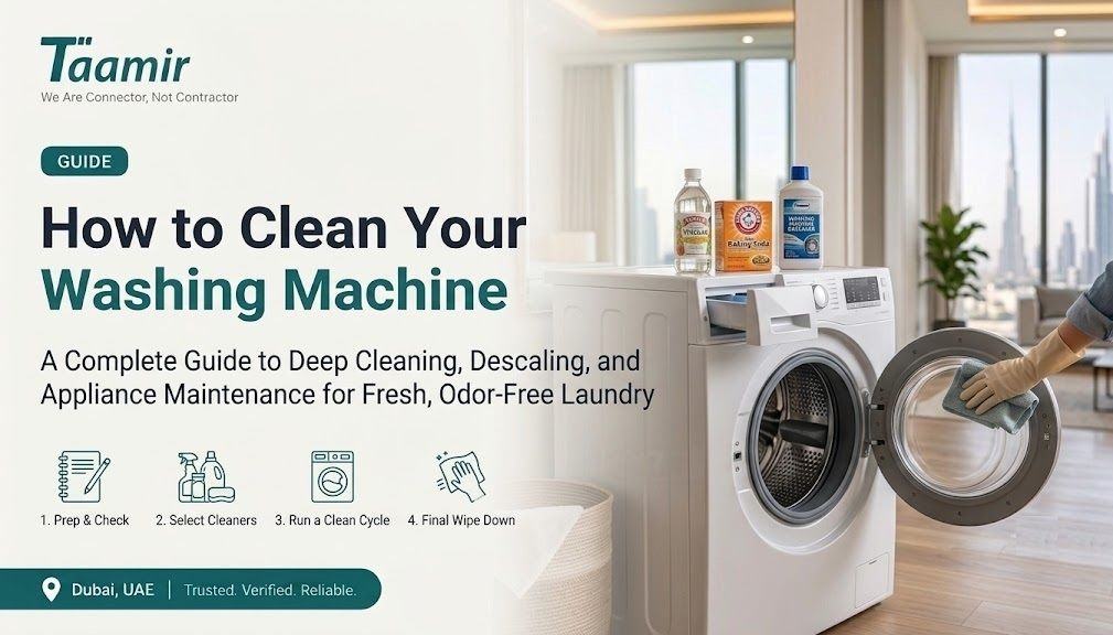 How to Clean Your Washing Machine – A 6-Step Guide