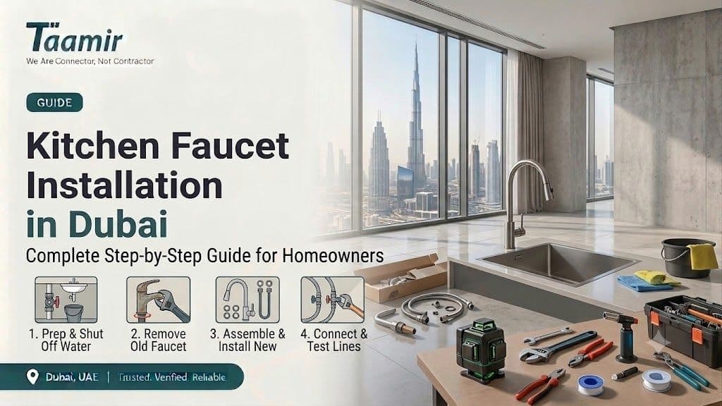 Kitchen Faucet Installation in Dubai: Complete Step-by-Step Guide for Homeowners