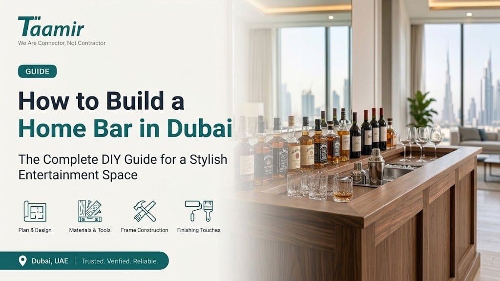 How to Build a Home Bar in Dubai and Upgrade Your Living Space