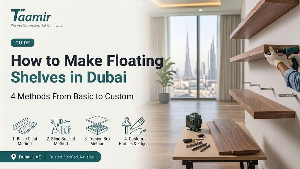 How to Make Floating Shelves | 4 Methods From Basic to Custom
