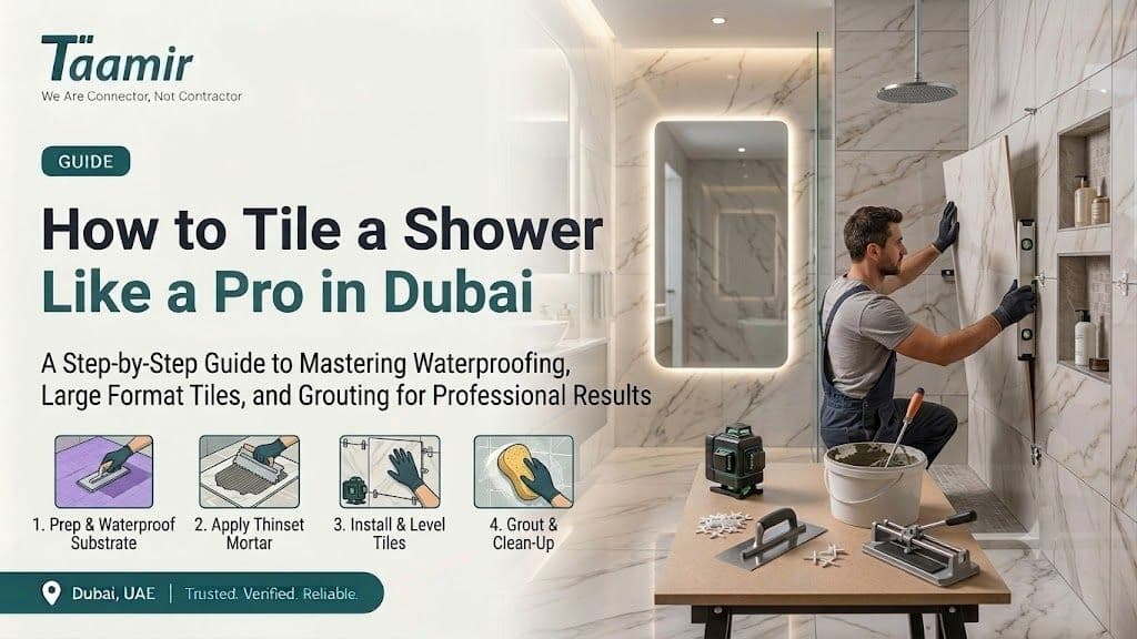 How to Tile a Shower Like a Pro in Dubai