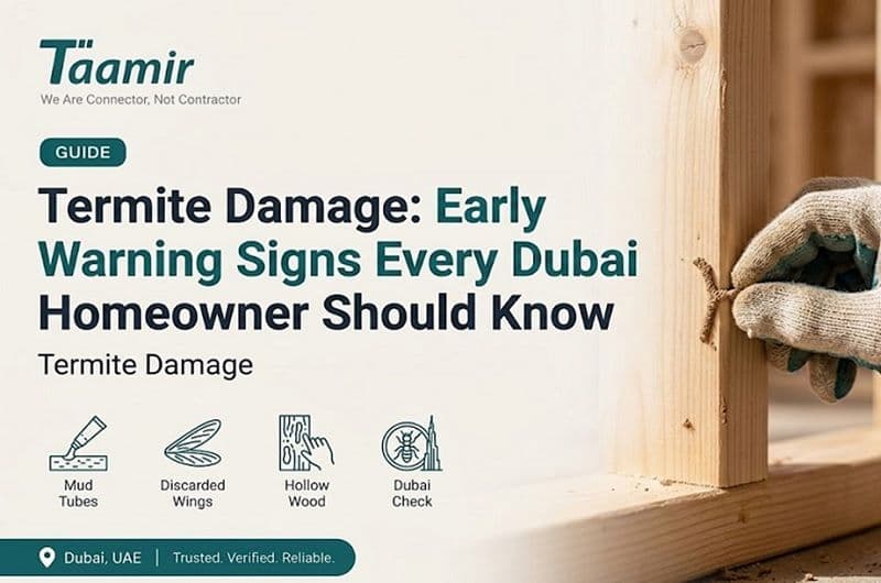 Termite Damage: Early Warning Signs Every Homeowner in Dubai Should Know