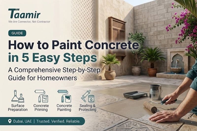 How to Paint Concrete in 5 Easy Steps