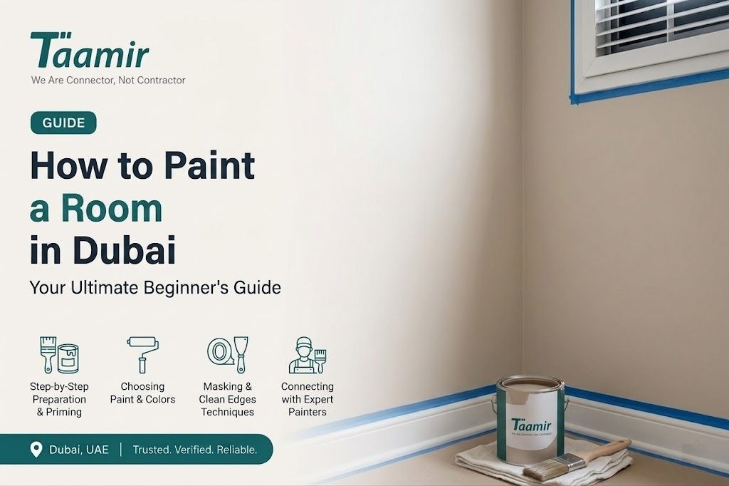 How to Paint a Room in Dubai: Your Ultimate Beginner's Guide