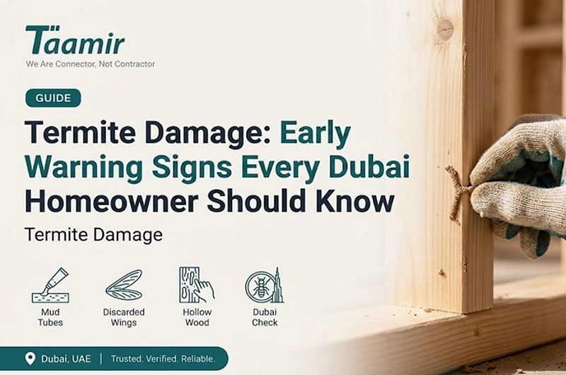 Termite Damage: Early Warning Signs Every Homeowner in Dubai Should Know
