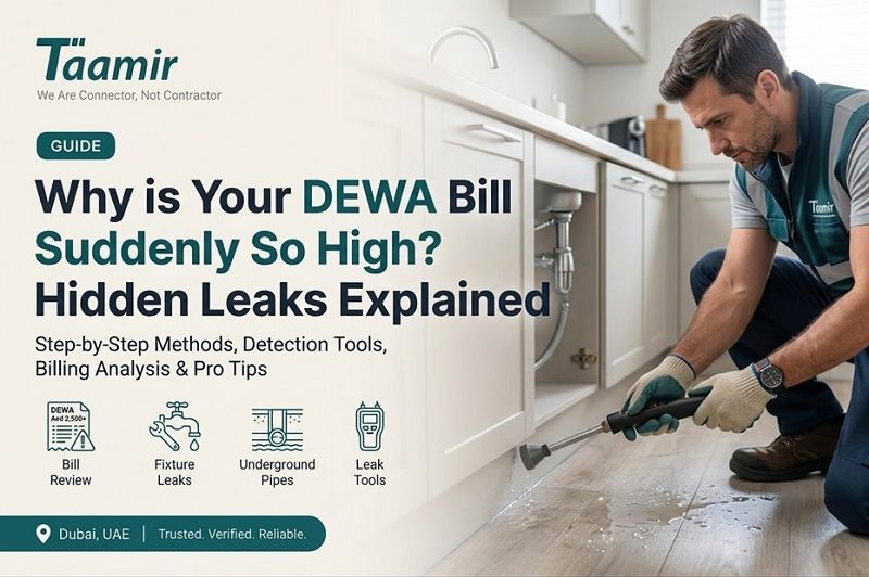 Why Is Your DEWA Bill Suddenly So High? Hidden Leaks Explained