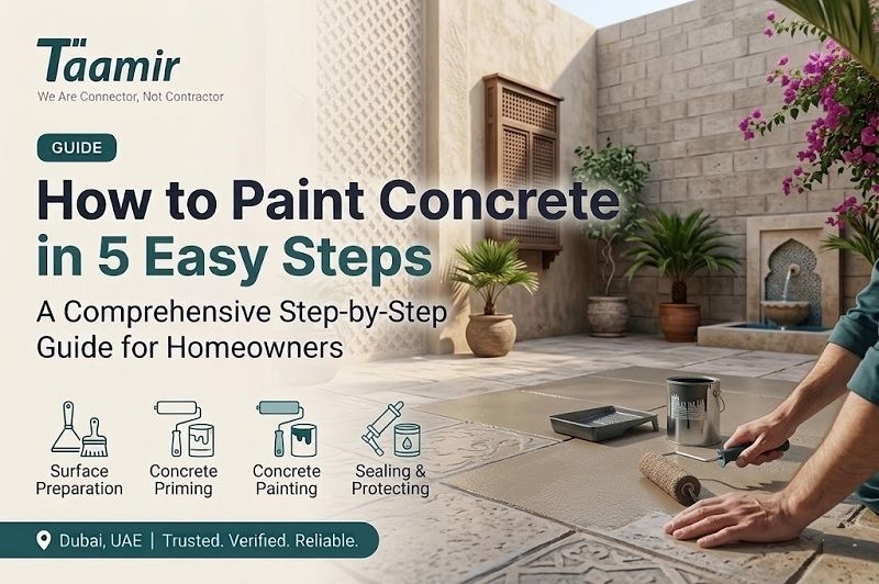 How to Paint Concrete in 5 Easy Steps