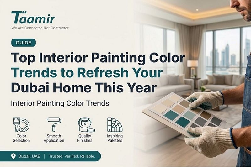 Top Interior Painting Color Trends to Refresh Your Dubai Home This Year