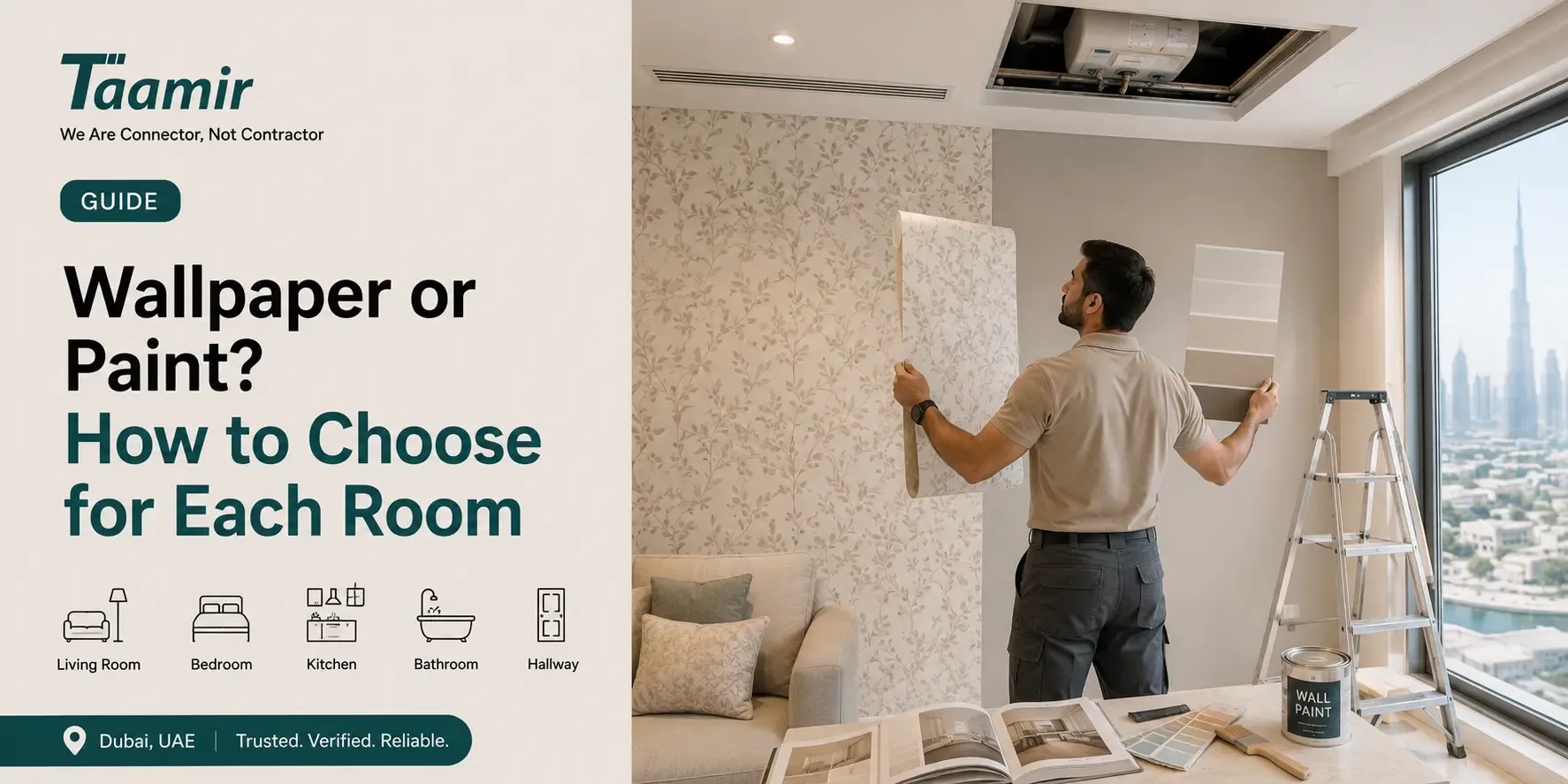 Wallpaper or Paint? How to Choose for Each Room