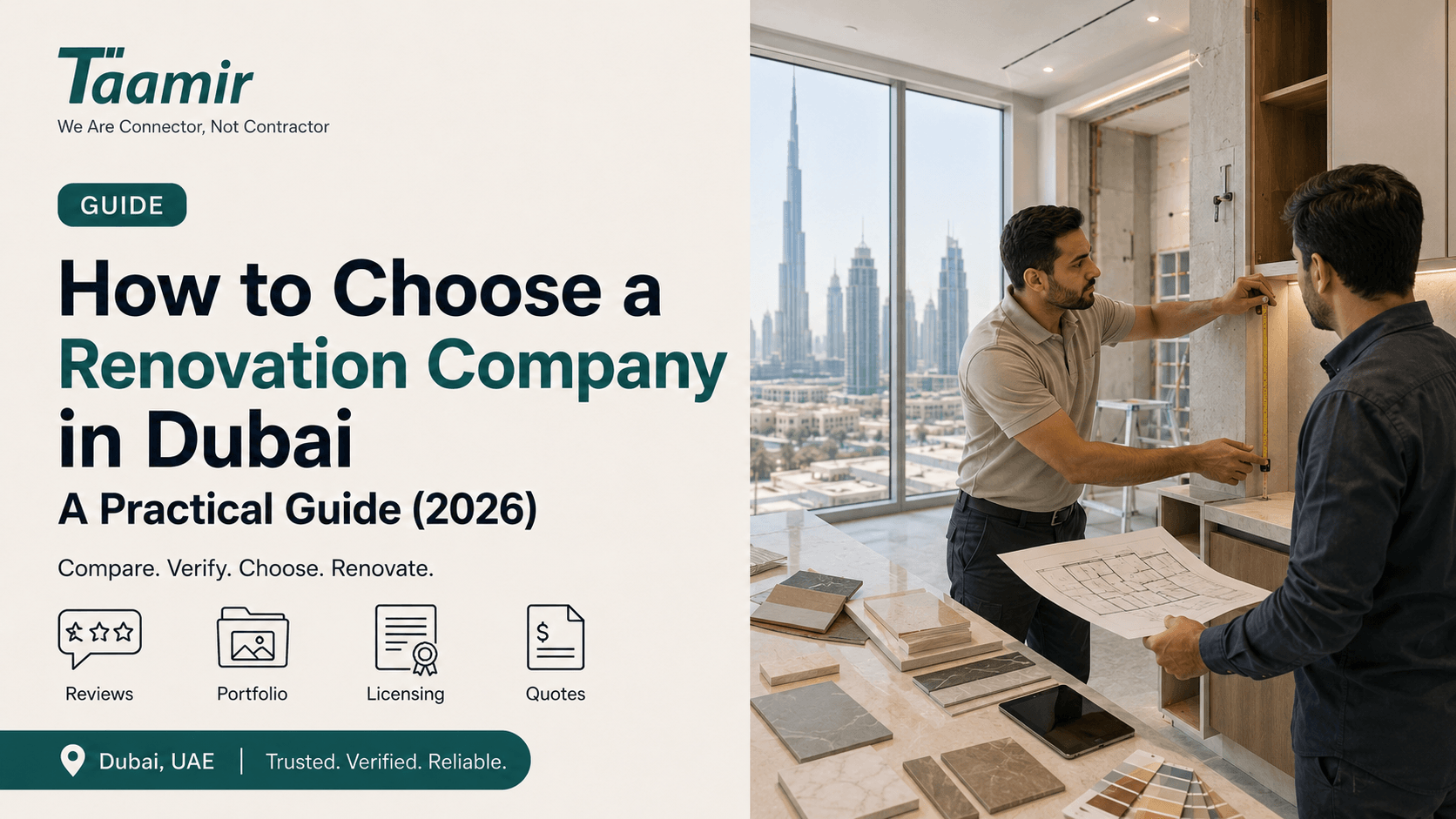 How to Choose a Renovation Company in Dubai (2026)