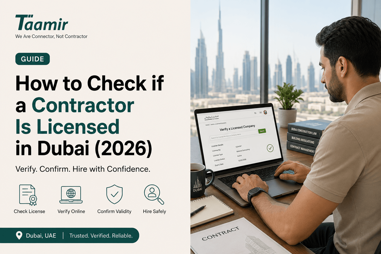 How to Check if a Contractor Is Licensed in Dubai (2026)