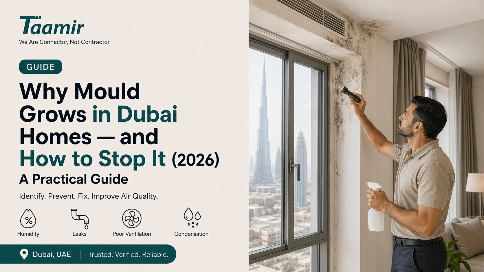 Why Mould Grows in Dubai Homes — and How to Stop It (2026)