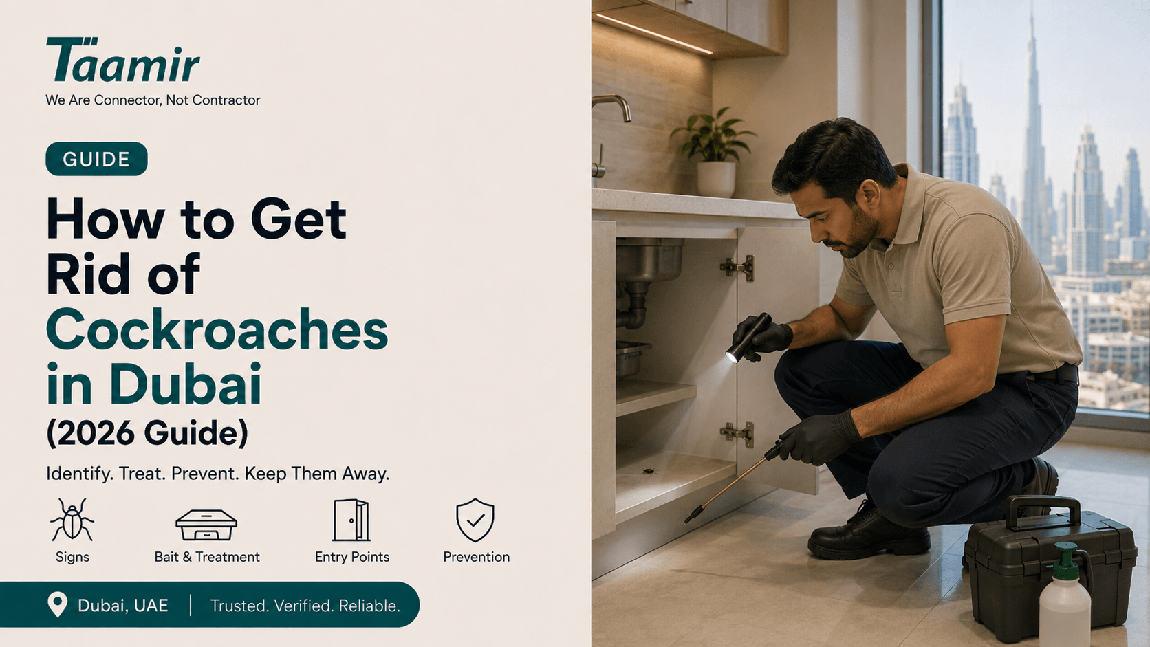 How to Get Rid of Cockroaches in Dubai (2026 Guide)