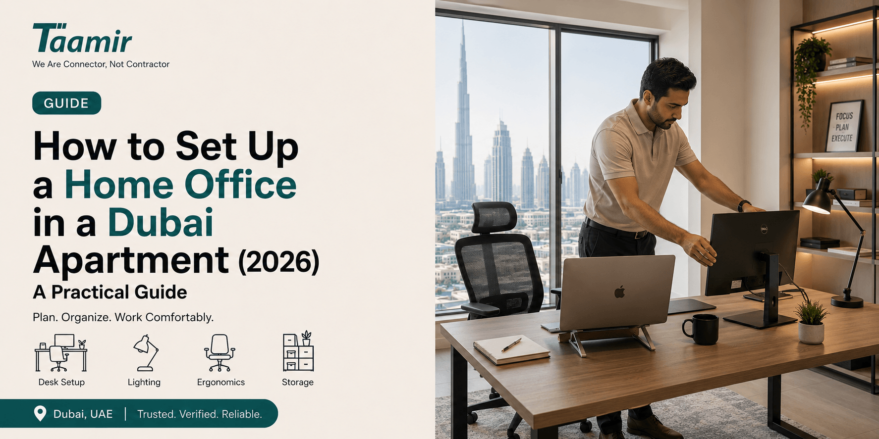 How to Set Up a Home Office in a Dubai Apartment (2026)