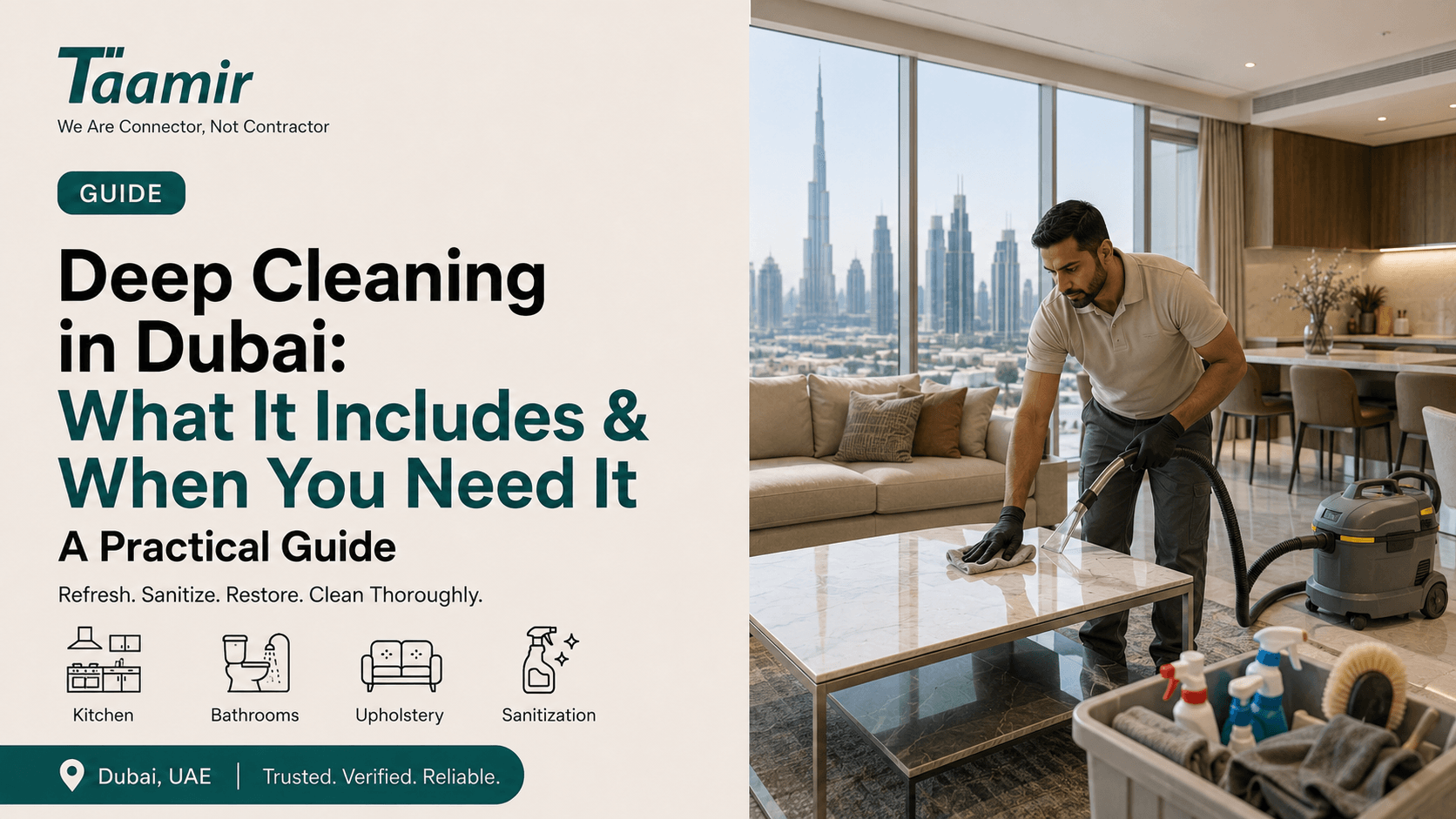 Deep Cleaning in Dubai: What It Includes & When You Need It