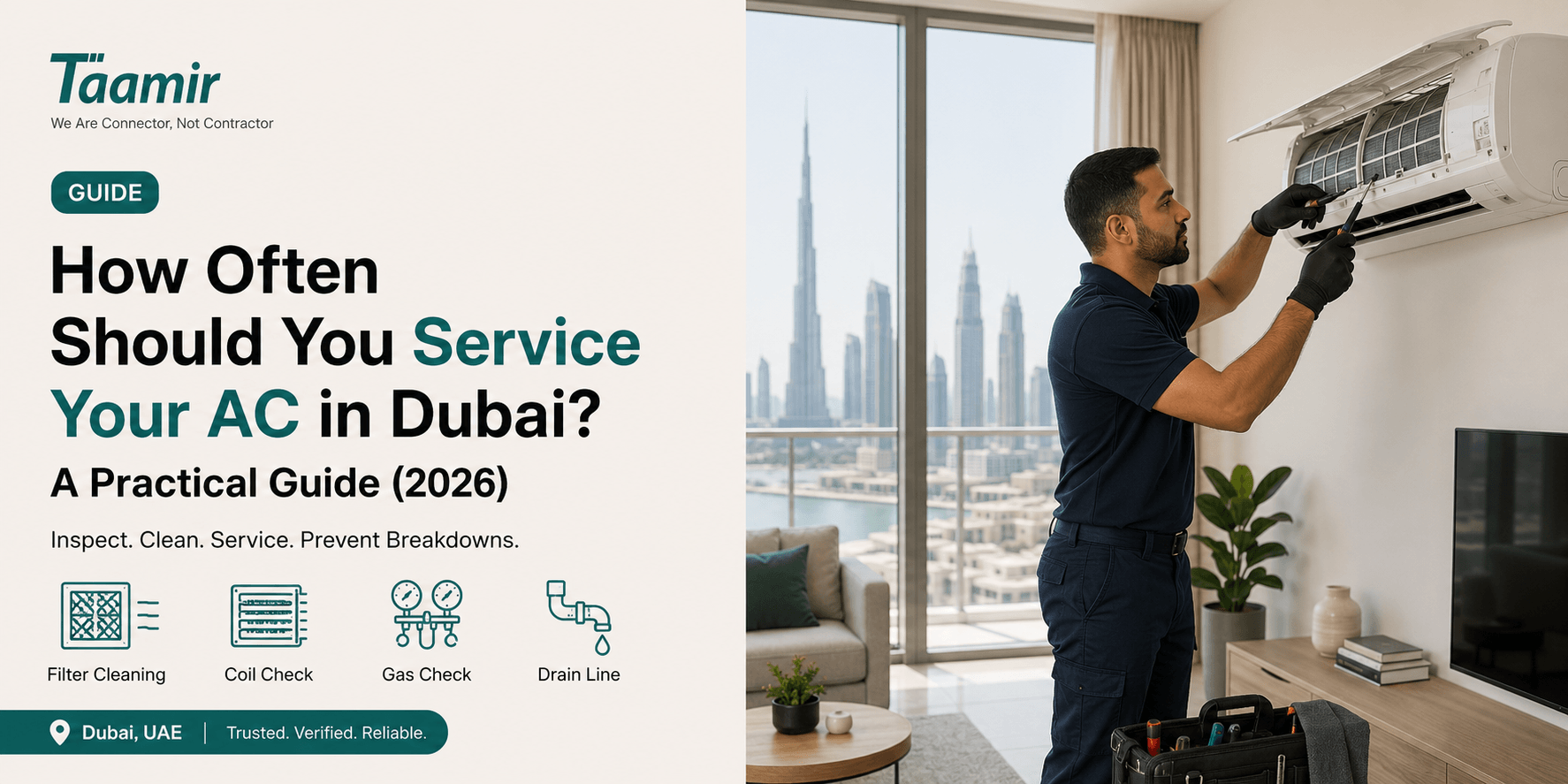 How Often Should You Service Your AC in Dubai? (2026)