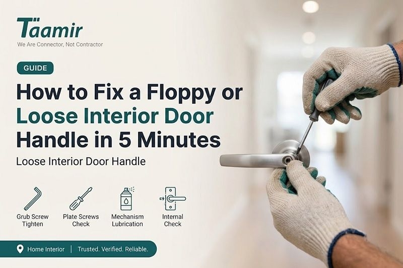 How to Fix a Loose Interior Door Handle in 5 Minutes