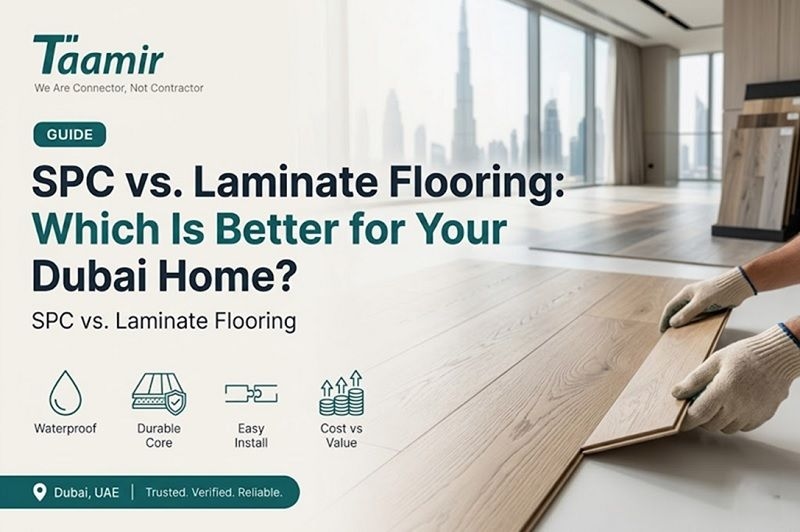 SPC vs. Laminate Flooring: Which Is Better for Your Dubai Home?