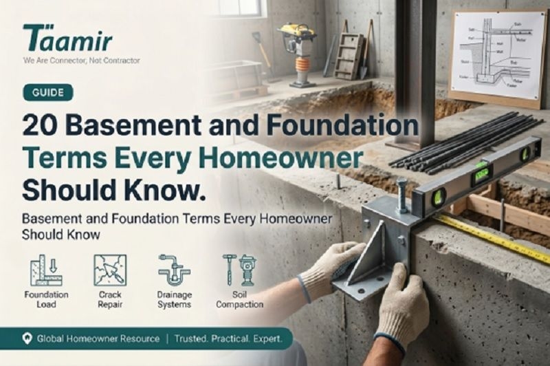 20 Foundation and Basement Terms Every Dubai Homeowner Should Know