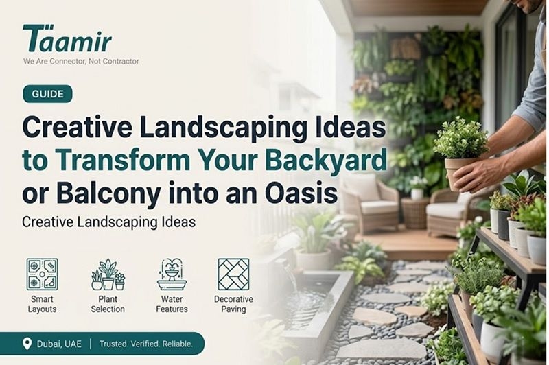Creative Landscaping Ideas to Transform Your Backyard or Balcony into an Oasis