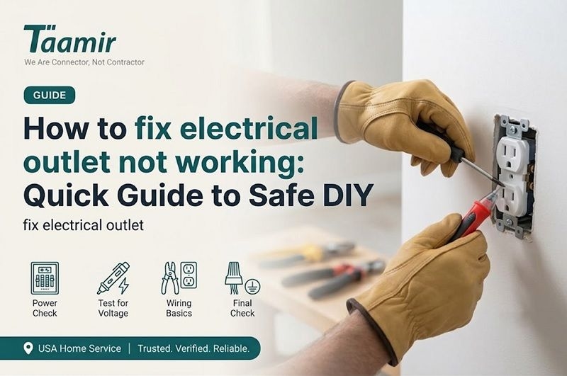 How to fix electrical outlet not working: Quick Guide to Safe DIY