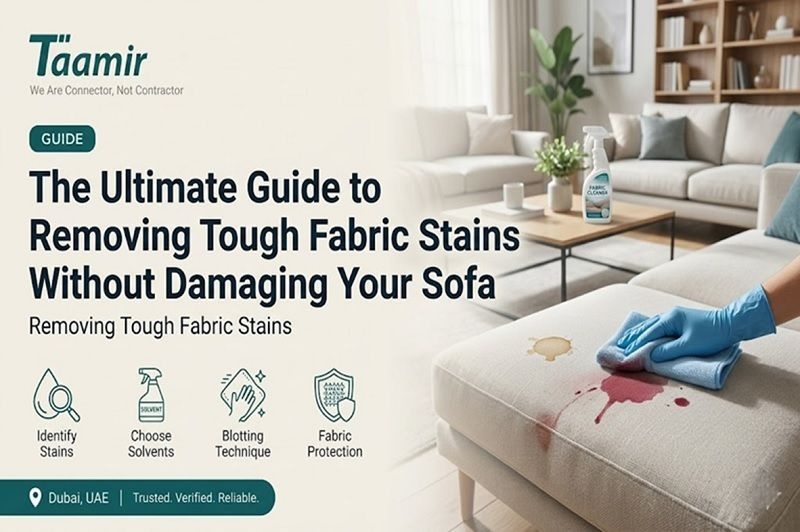 How to Remove Tough Fabric Stains Without Damaging Your Sofa