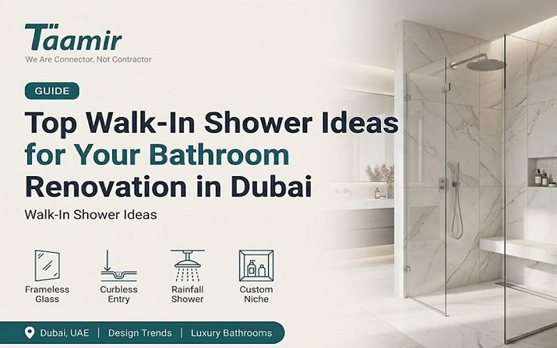 Top Walk-In Shower Ideas for Your Bathroom Renovation in Dubai