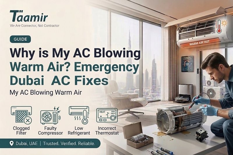Why Is My AC Blowing Warm Air? Emergency Dubai AC Fixes